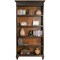 Hartford Hartford Bookcase in Two Tone Distressed Black IMHF4078 - alternate 1